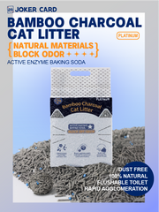 Jokercard TOFU Cat Litter 2.6L -Mixed Tofu Cat Litter-Activated Carbon Cat Litter