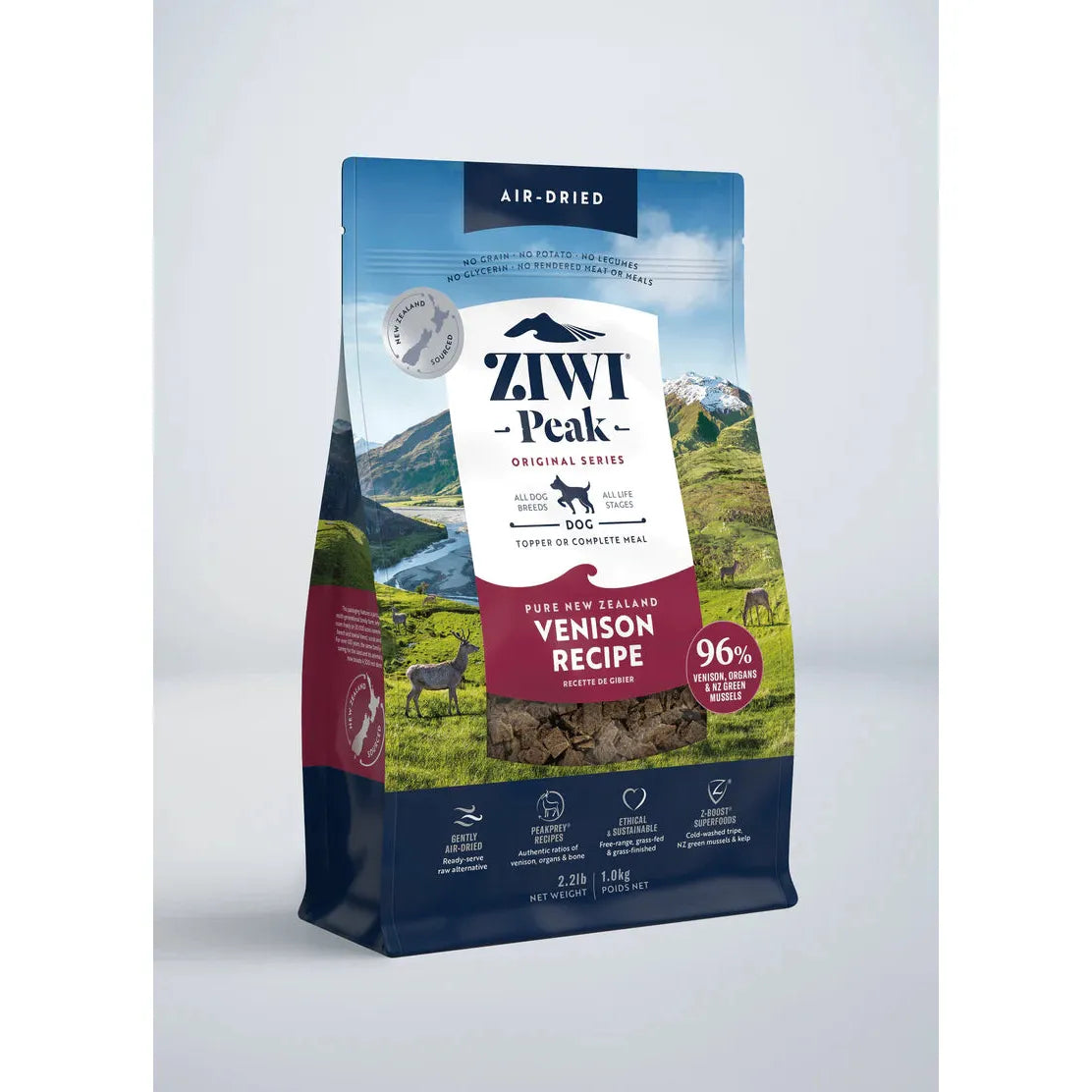 ZIWI Peak Dog Food Air Dried Venison Recipe